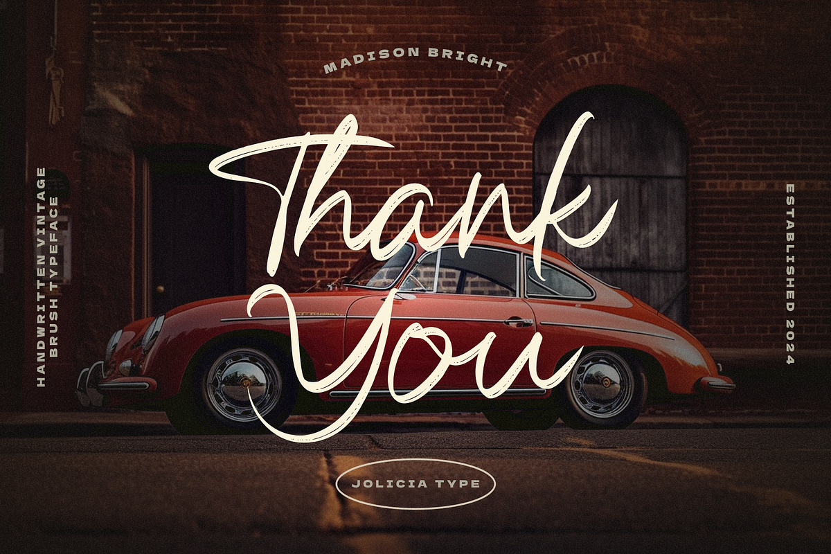 Madison Bright | Handwritten Vintage, a Script Font by Jolicia Type (Photo 10 of 10)