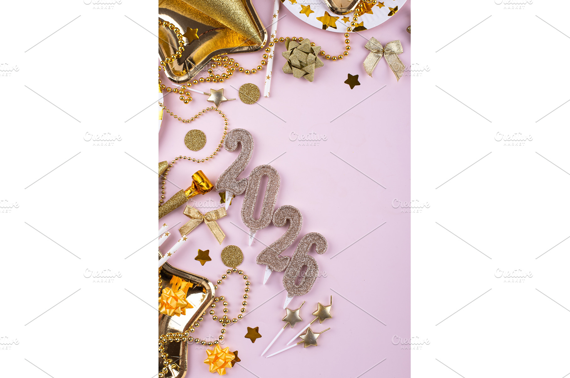 New year background with golden, a Holiday Photo by Yulia Furman