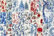 60 Christmas Toile Seamless Patterns, a Pattern Graphic by mkStudioLab (Thumbnail 3 of 3)