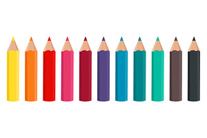 Colored pencils, a Graphic by Viktorijareut