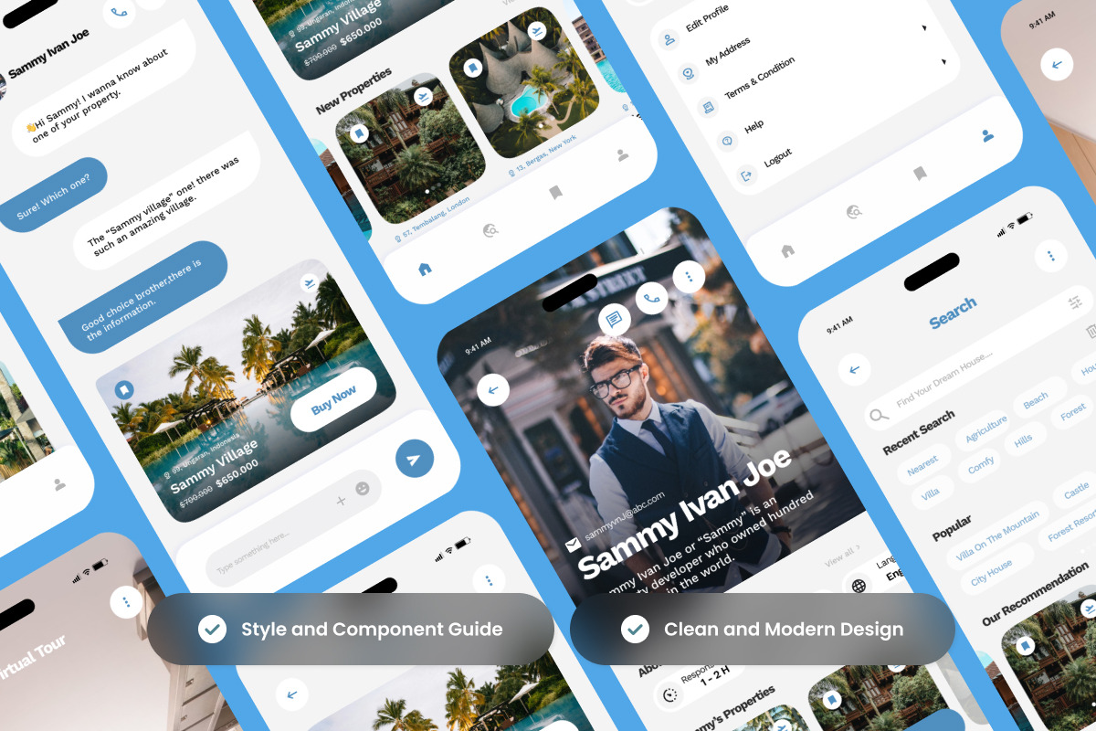 Sched – Real Estate Virtual Tour App, an App Template by productype1 (Photo 3 of 5)