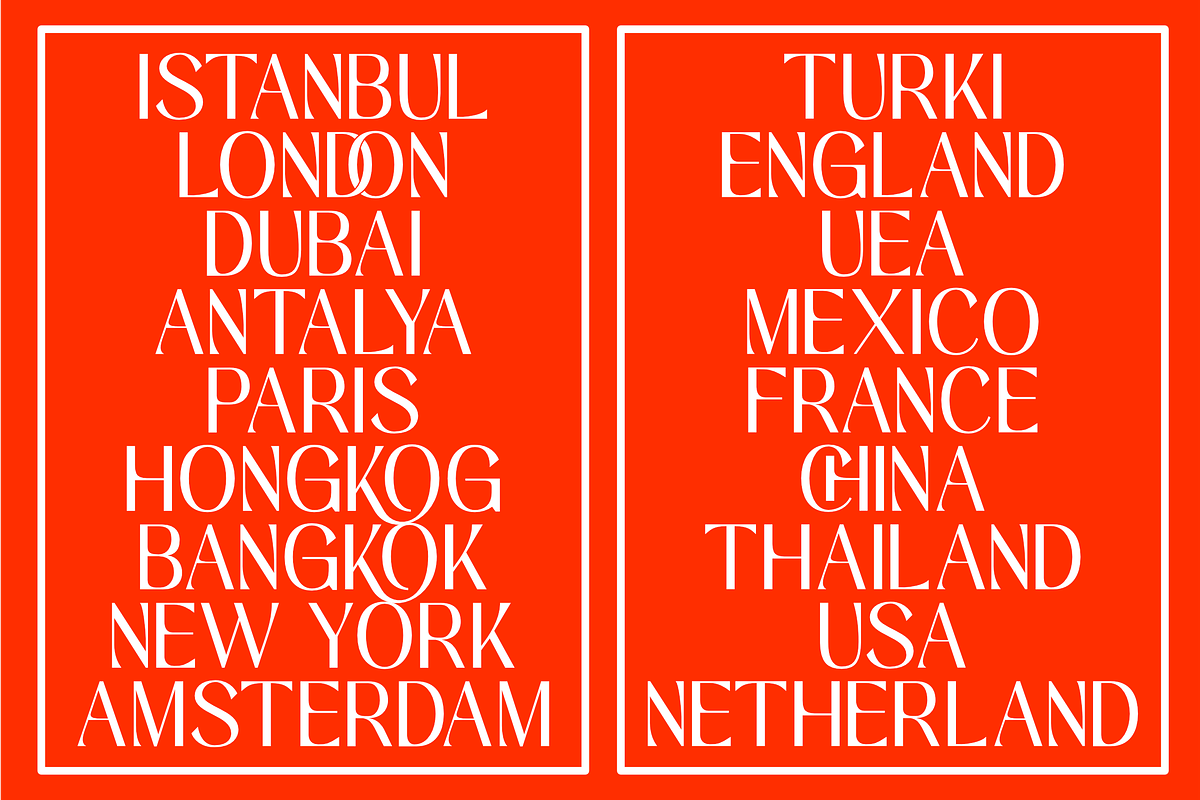 Mosffets - Modern Display Typeface, a Font by zamjumps (Photo 2 of 12)