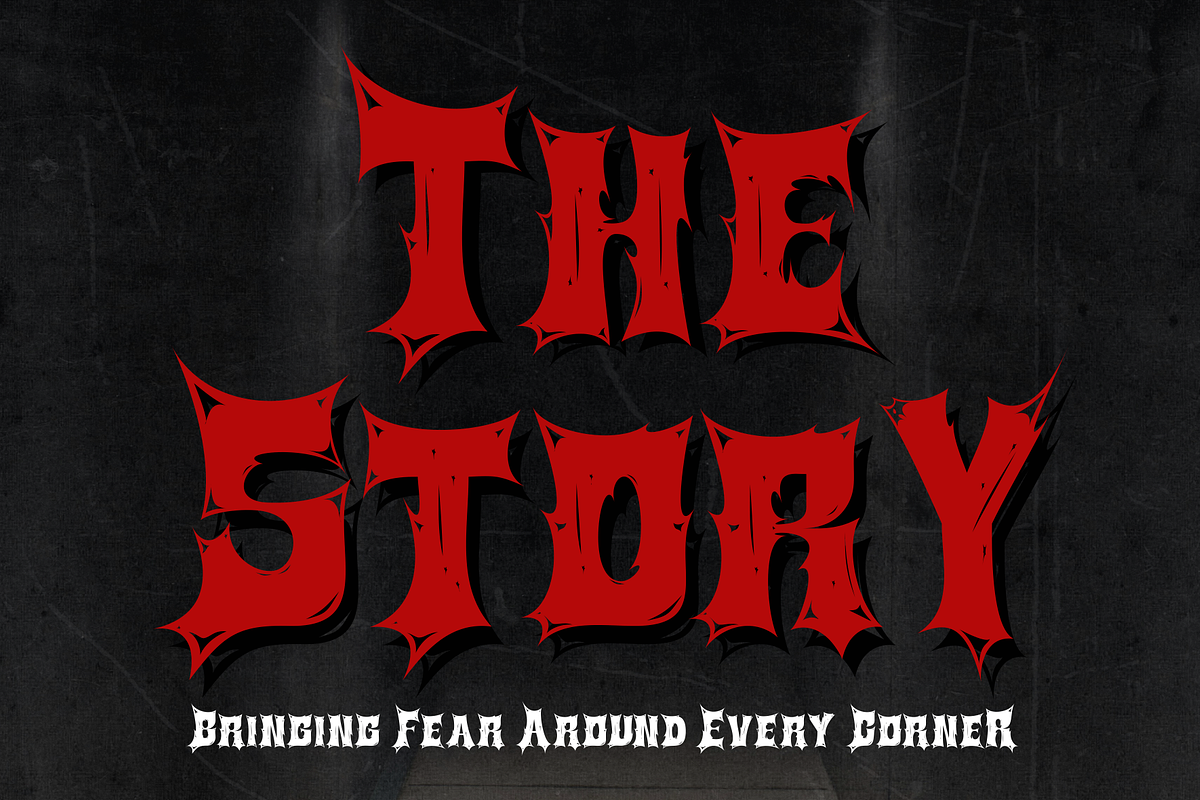 Betok - Black Metal Font, a Blackletter Font by MaikoHatta (Photo 5 of 7)