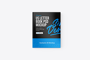 US Letter Hardcover Book Mockup, a Books & Magazine Mockup by SimplDesign (Thumbnail 3 of 13)
