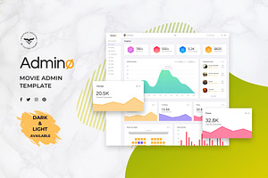 Movie Admin Dashboard UI Kit
