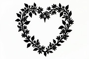 Floral Heart Wreath Bundle, an Illustration by BIPLOB EXPERT (Thumbnail 2 of 9)