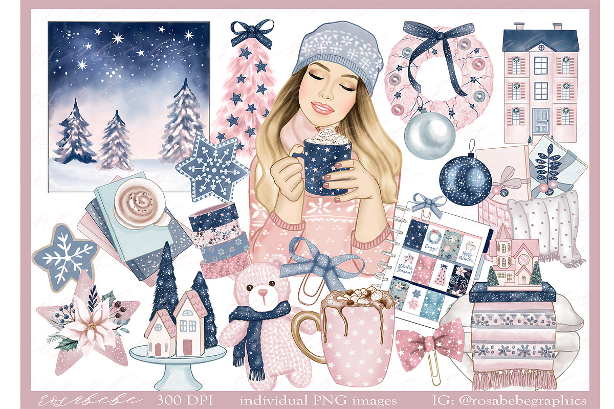 Winter Starry Night, an Object Graphic by Rosabebe (Photo 1 of 2)