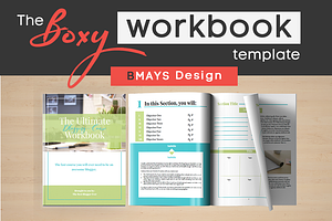 Boxy Workbook & Layout Template