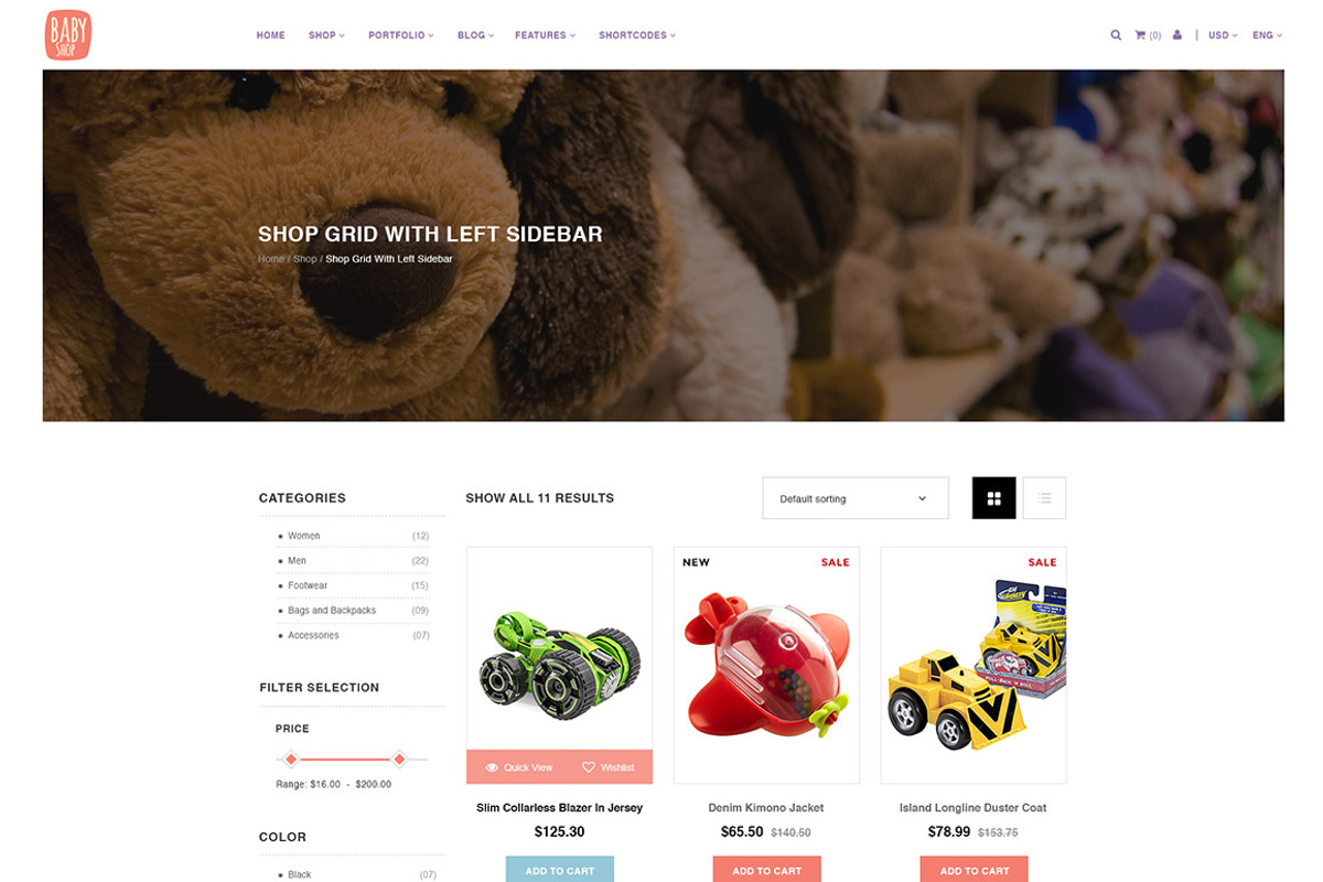 BabyShop - PSD Template for Baby, a Websites & App Template by Digipieces (Photo 8 of 15)