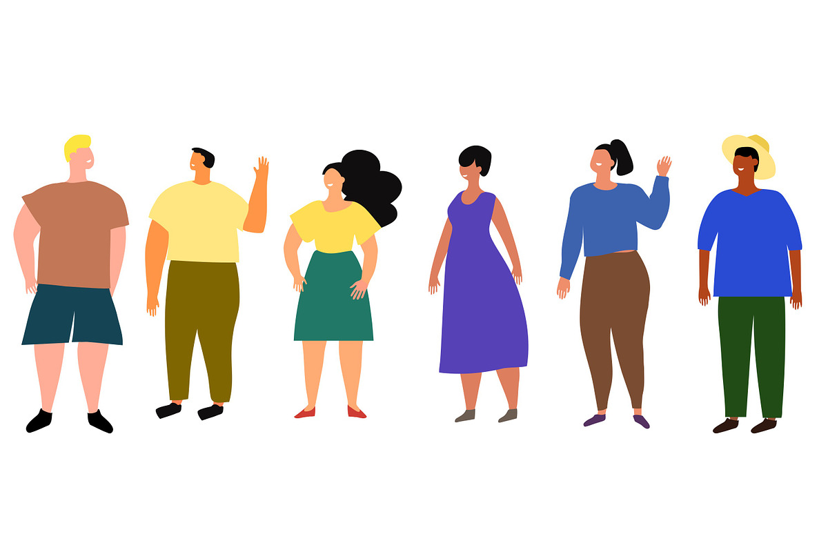people illustration collection, a Person Illustration by nicollr's store (Photo 3 of 3)