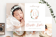 Baby Birth Announcement BA005, an Invitation Template by Bellenity Design (Thumbnail 3 of 3)