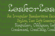 Leak or Leach, a Handwritten Font by Ingrimayne Type (Thumbnail 2 of 7)
