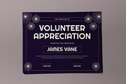 Purple Art Deco Design Certificate, a Print Template by graphicook (Thumbnail 3 of 3)