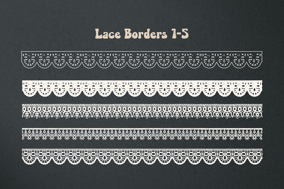 Lace Borders Graphics Vector PNG SVG, a Texture Illustration by Summit Avenue (Photo 2 of 4)