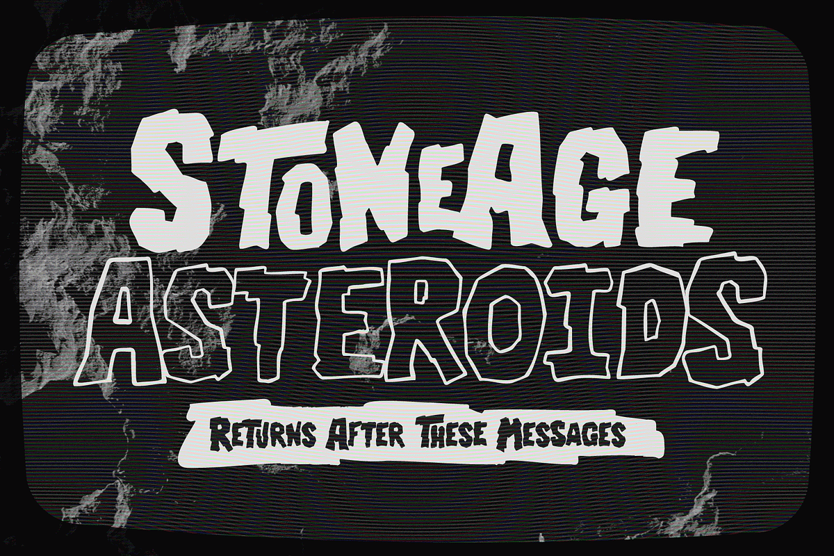Space Rocks! A Retro Sci-Fi Font, a Font by Wingsart Studio (Photo 9 of 15)