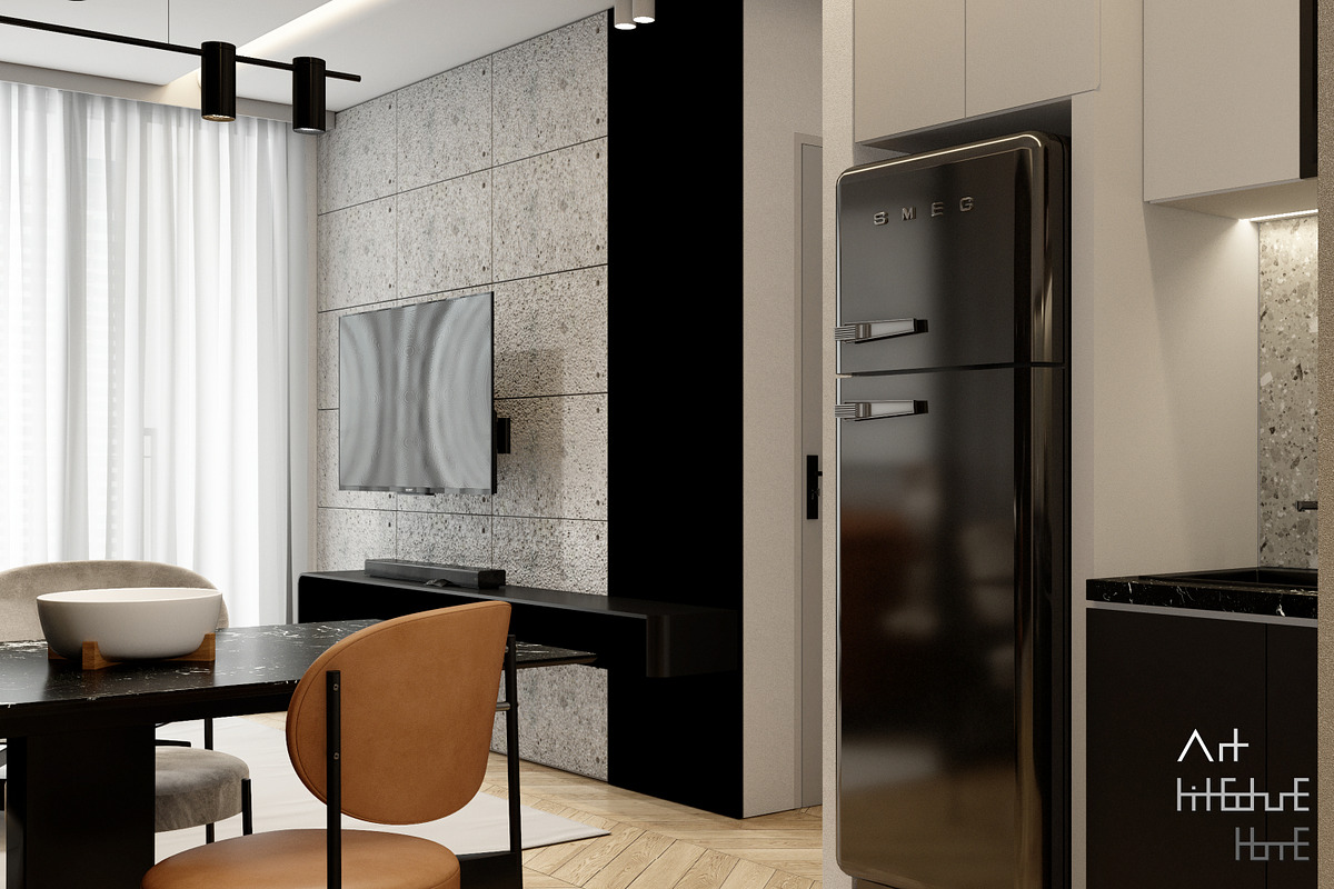 Interior Design Apartment, Living, an Architecture 3D Model by Arthitecture Home (Photo 5 of 6)