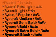 Ryecroft - Variable Sans Typeface, a Sans Serif Font by SilverStag Type Foundry (Thumbnail 8 of 20)