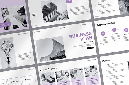 Bridgeton Company Business Plan GSL, a Presentation Template by Fibrinosa Studios