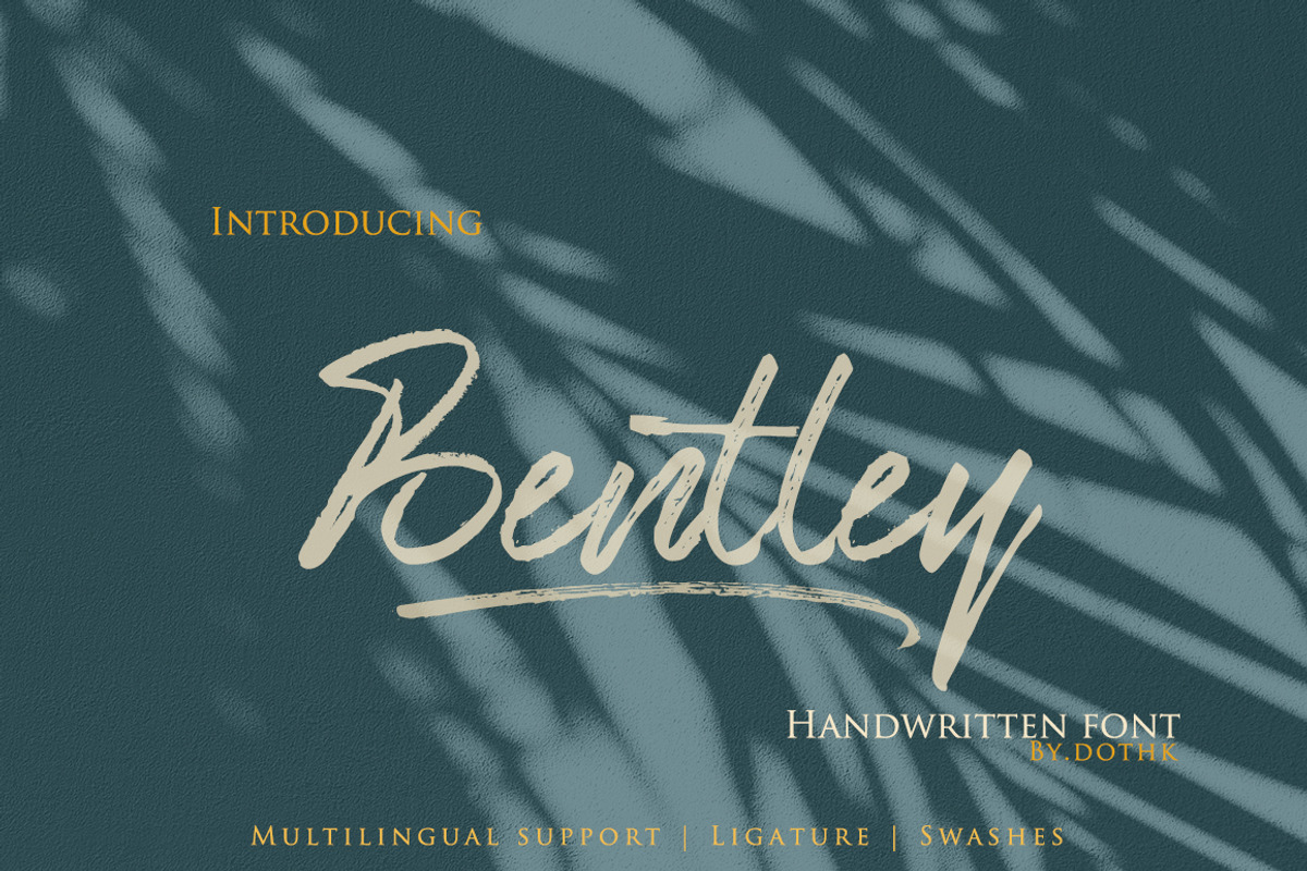 Bentley Script, a Script Font by ALIVECREATIVE (Photo 1 of 5)