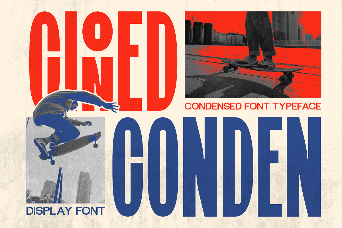 Anque – Modern Bold Condensed Font, a Sans Serif Font by MaikoHatta (Photo 2 of 8)