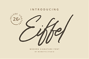 Eiffel Font, a Handwritten Font by Muwatta Studio (Thumbnail 1 of 10)