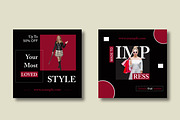 Fashion Social Media Template Design, a Social Media Template by MightyDesign (Thumbnail 3 of 8)