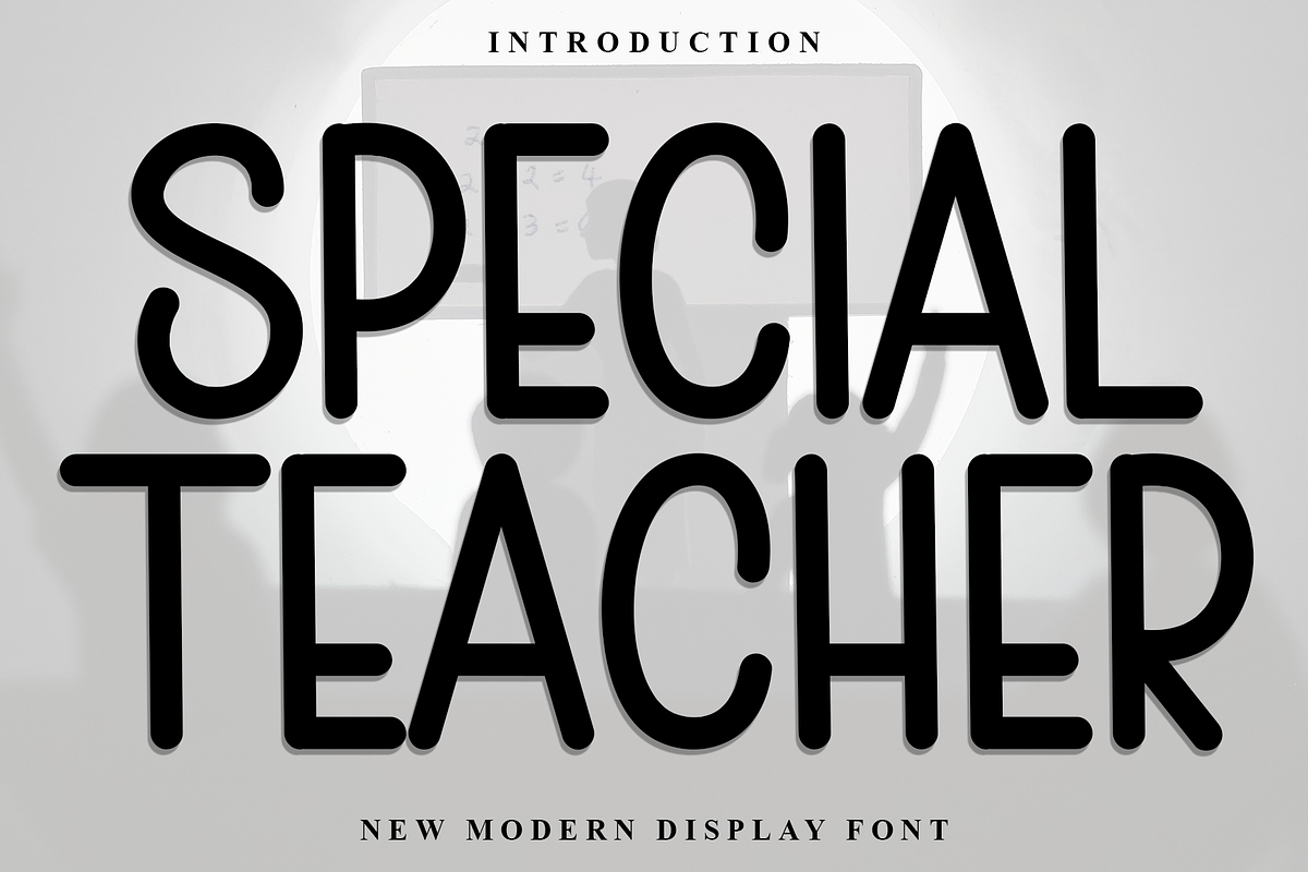 Special Teacher, a Sans Serif Font by FreshTypeINK (Photo 1 of 8)