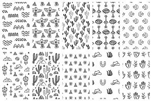 Western Bundle Clipart And Patterns