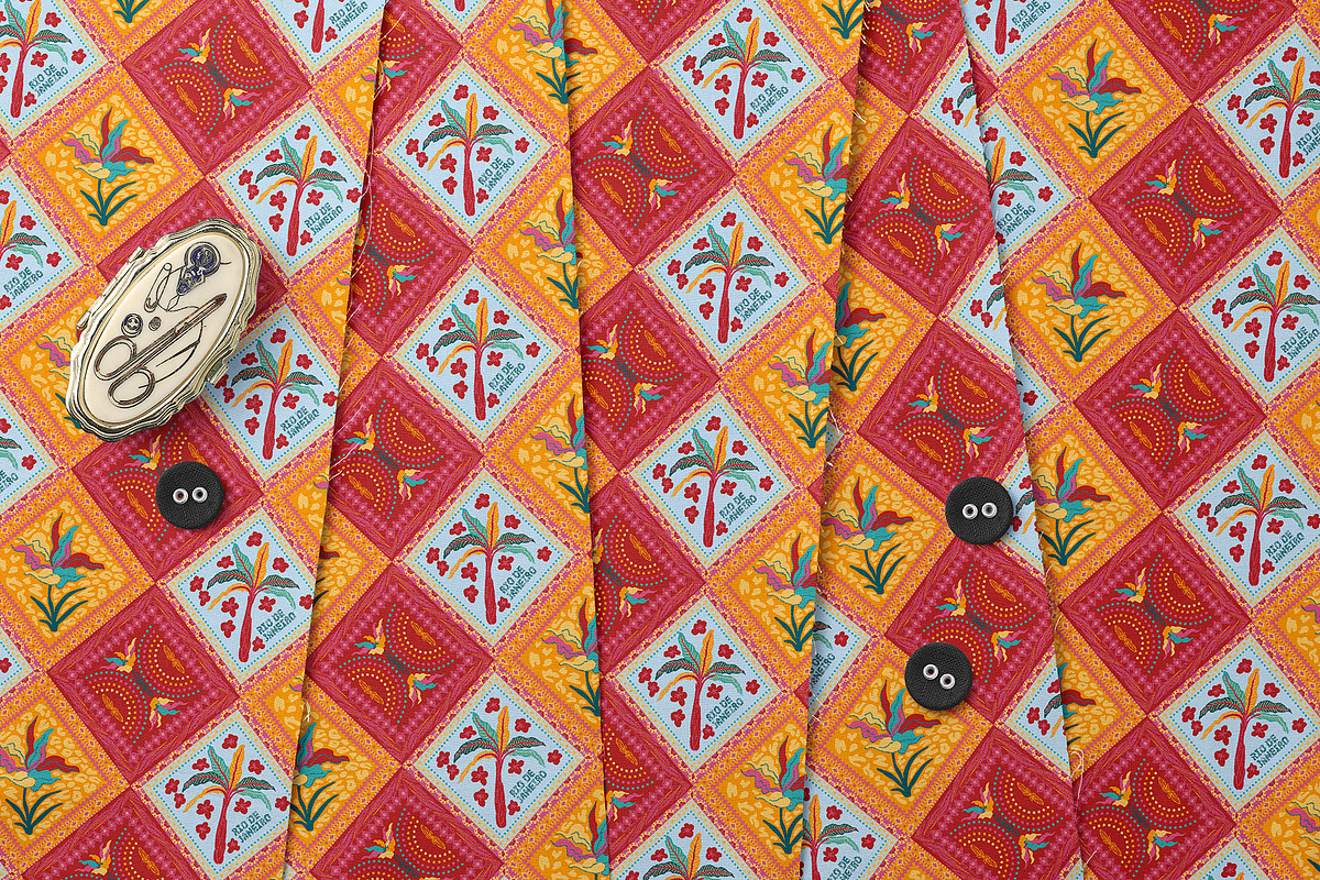 Patchwork Tropical Floral Pattern, a Pattern Graphic by StudioGlouna (Photo 5 of 9)