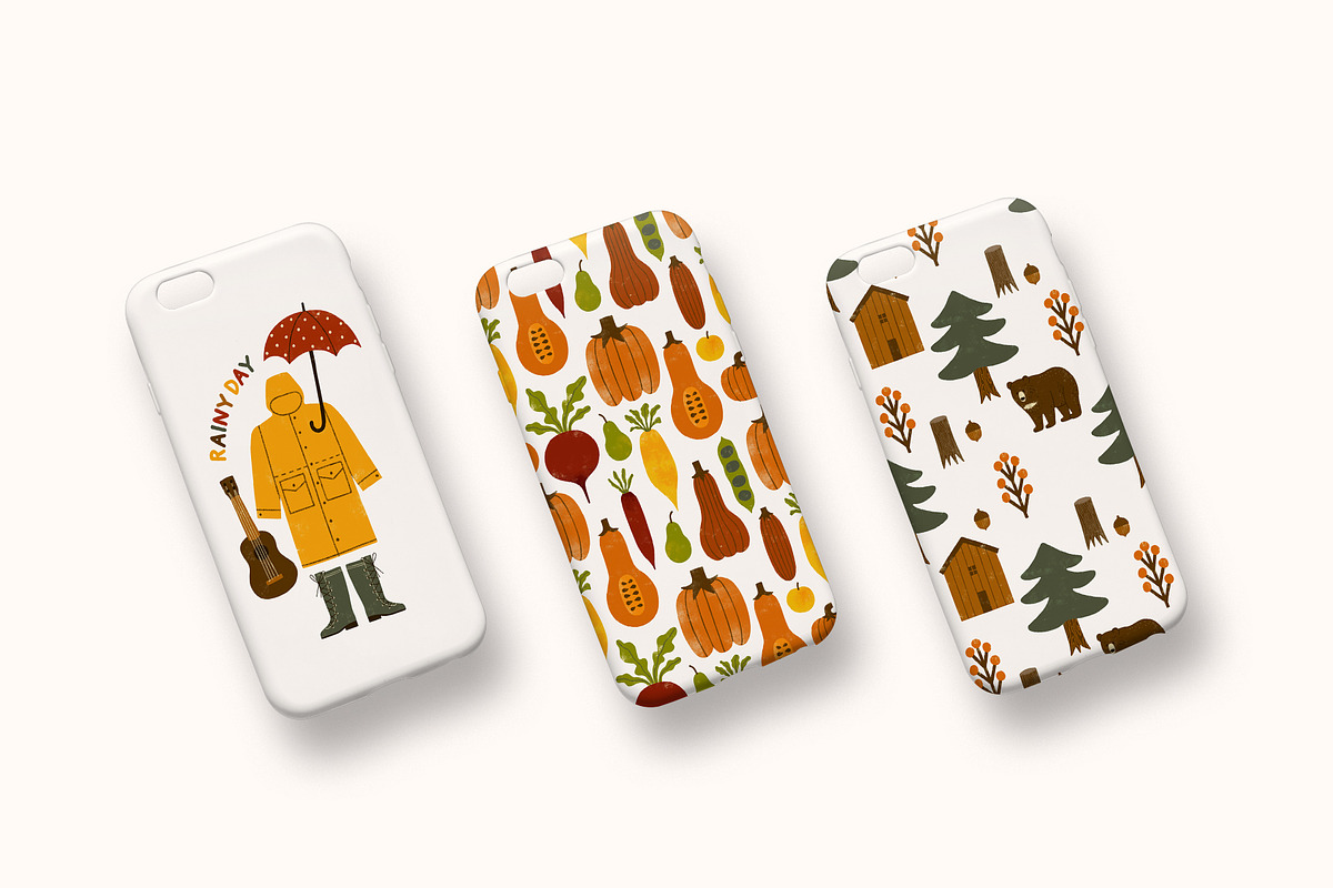 AUTUMN STORY Graphics Collection, an Animal Illustration by Katerina Osa (Photo 13 of 15)