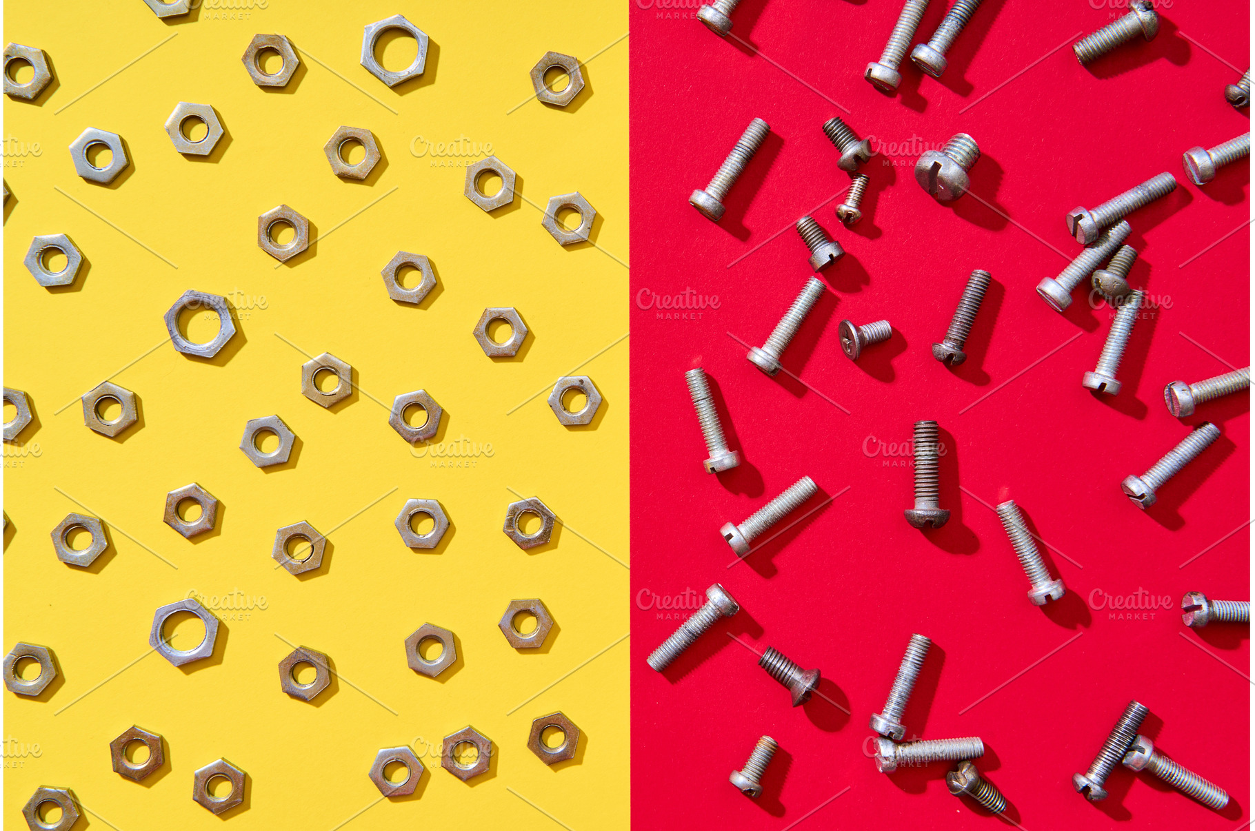 Diagonal split metal hardware, an Industrial Photo by Gladkov photography