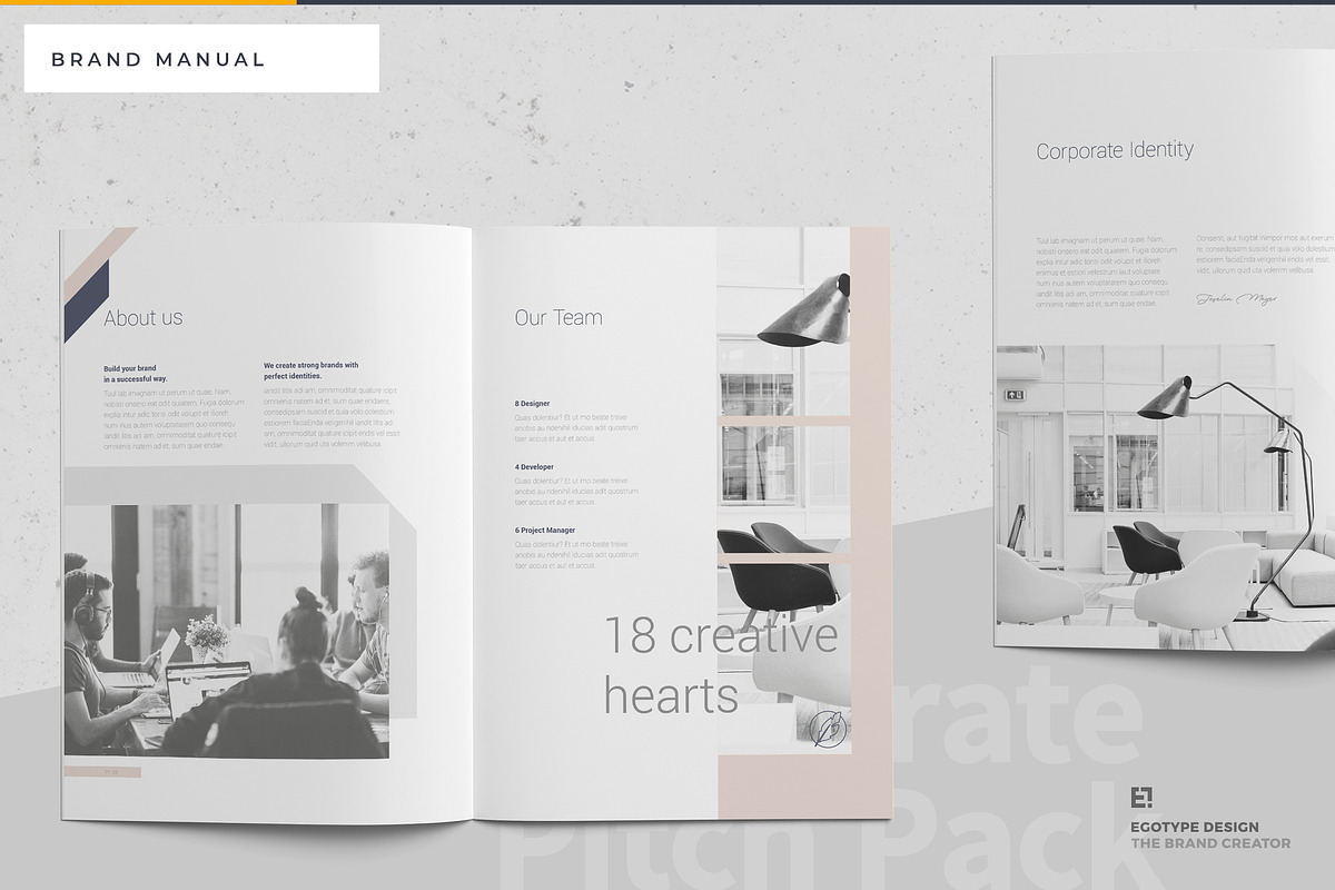 Calm Brand Guidelines, a Brochure Template by Egotype (Photo 23 of 23)