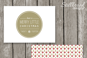 Holiday Card Template Christmas Card