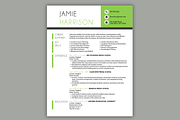 3 Piece Resume Set | Word & Indesign, a Resume Template by Scribbled Napkin Design (Thumbnail 2 of 4)