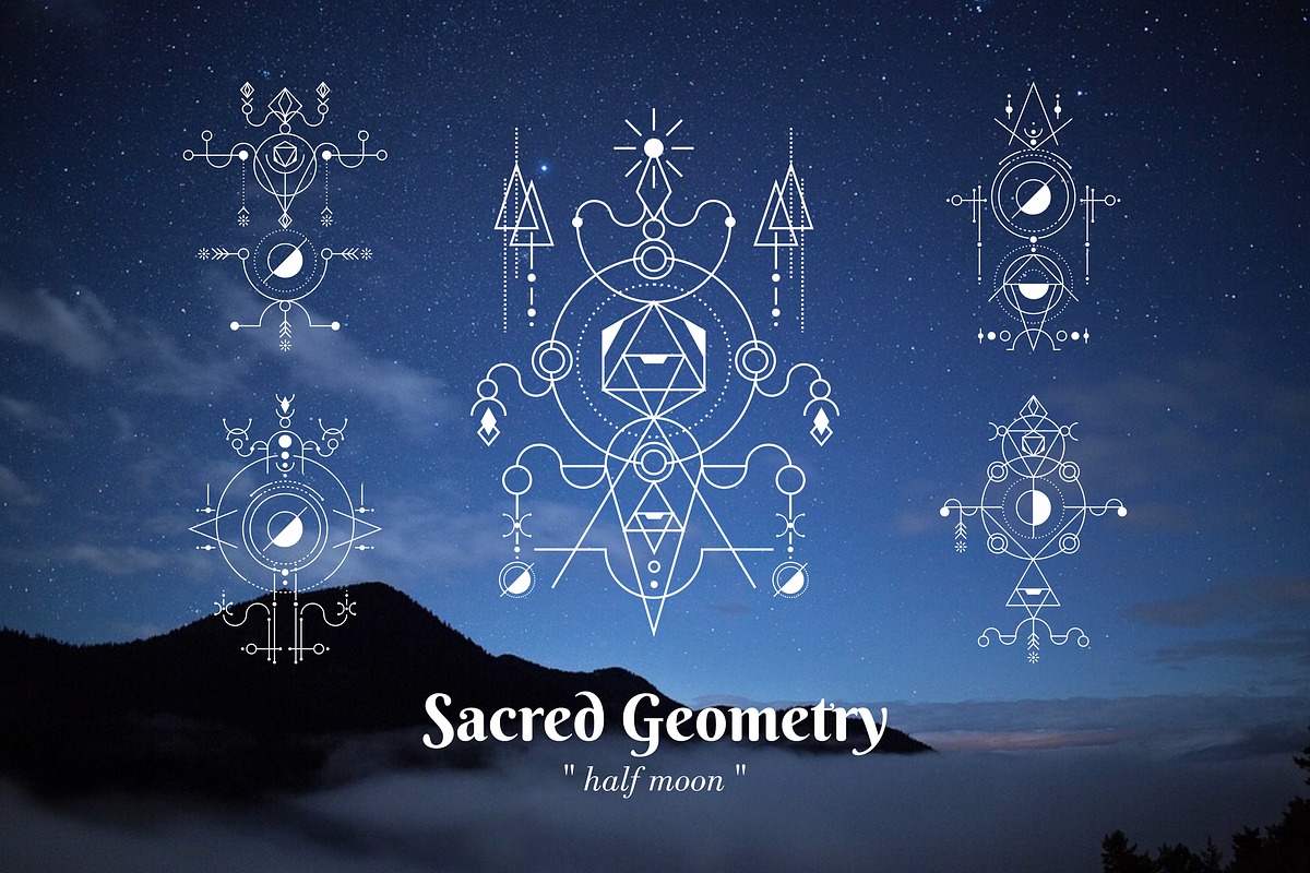 New Sacred Geometry Elegant & Modern, an Illustration by azhartz (Photo 3 of 6)