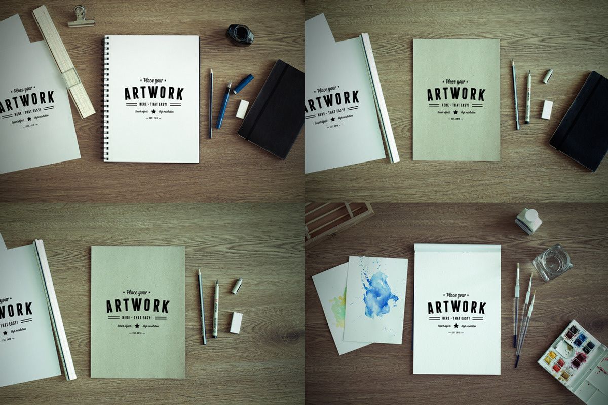 19 Artist Hero/Header Mockups, a Mockup by RAPPIDLY (Photo 2 of 5)