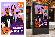Halloween people set, banner, poster, a Person Illustration by PaperTrident (Thumbnail 14 of 14)