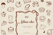 Whimsical Set Autumn Vibes, an Object Illustration by ViktoriyaD (Thumbnail 1 of 22)
