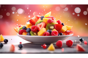 delicious blur food background ai, a Food & Drink Photo by pikepicture