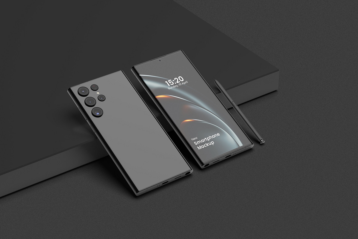S23 Ultra Phone Mockup, an Android Mockup by zuhraabdullah (Photo 3 of 6)