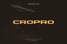 Cropro - Modern Sport Typeface