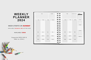 2024 Sunday Starts Planner