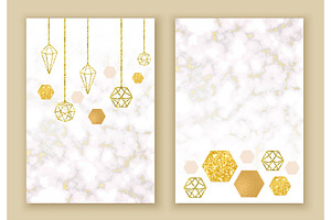 Winter minimalistic poster in trendy