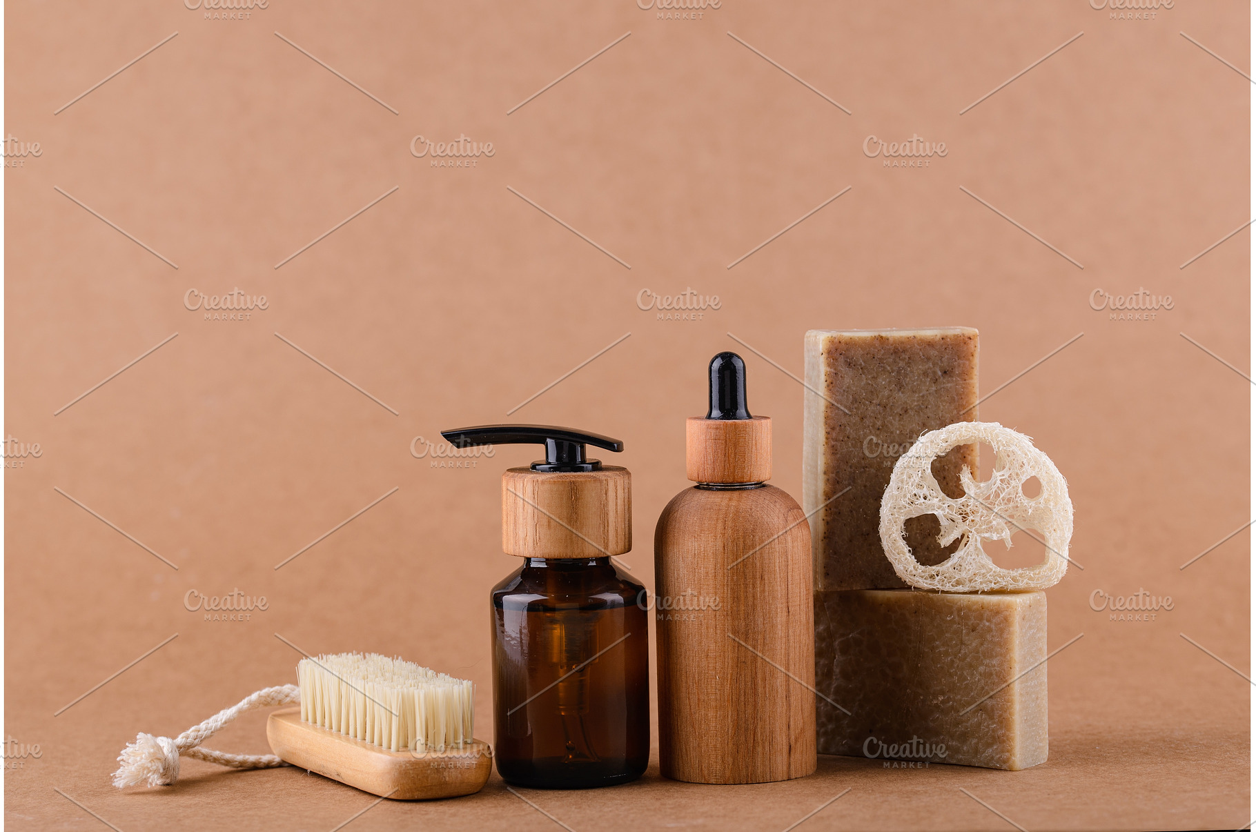 Eco friendly cosmetic bamboo bottle, a Beauty & Fashion Photo by Yulia Furman