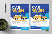 Car Washing Flyer, a Flyer Template by Annora Studio (Thumbnail 2 of 5)