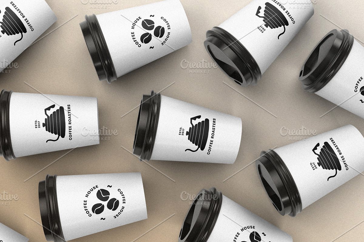 Coffee shop logos, an Icon by oxygen_8 (Photo 7 of 7)