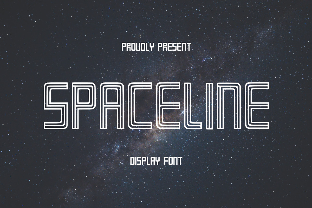 SPACELINE - Display Font