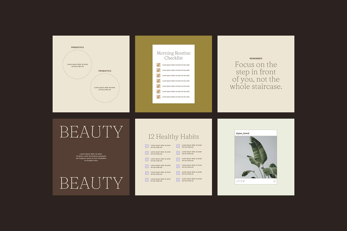 27 Juniper Instagram Tile Templates preview 5