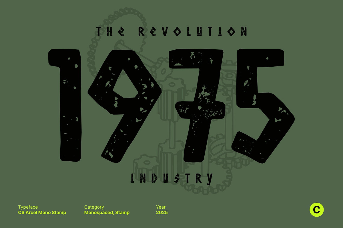 CS Axone Stamp, a Sans Serif Font by Craft Supply Co. (Photo 5 of 8)