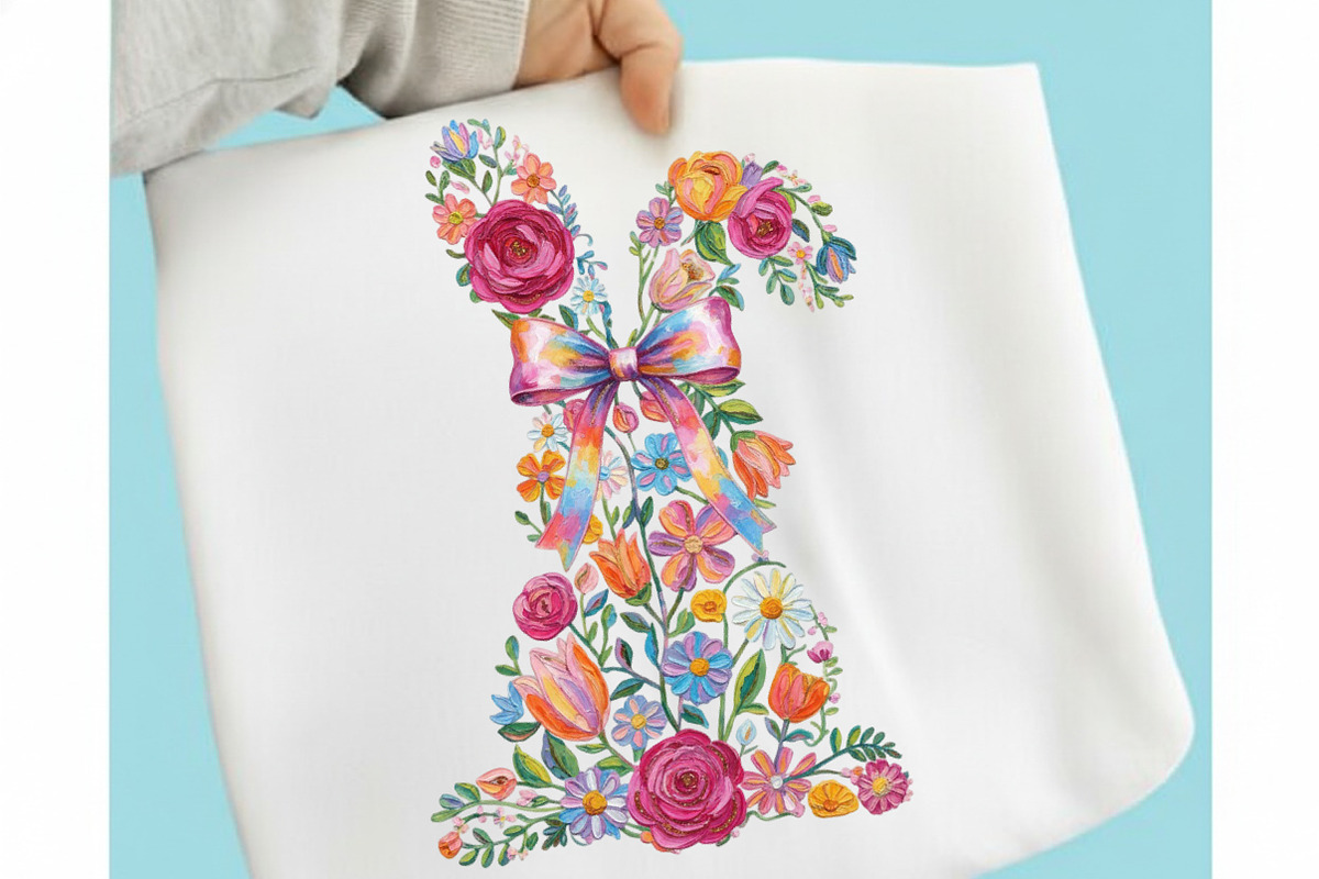 Brushstroke Easter Bunny Png Easter, an Illustration by designcity5 (Photo 3 of 9)